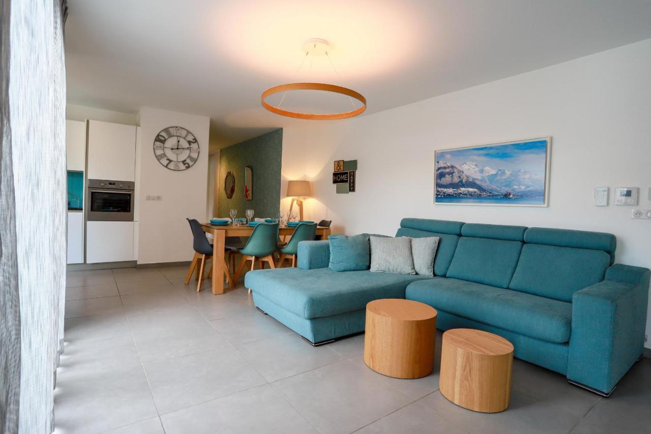 Le Bleu Du Lac 3 Etoiles - Secteur Recherche, Calme & Familiale, A 300M Du Lac & De La Vieille Ville, Garage Prive Annecy Esterno foto